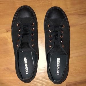 Converse black shoes